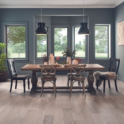 hardwood flooring in a Saint George dining room
